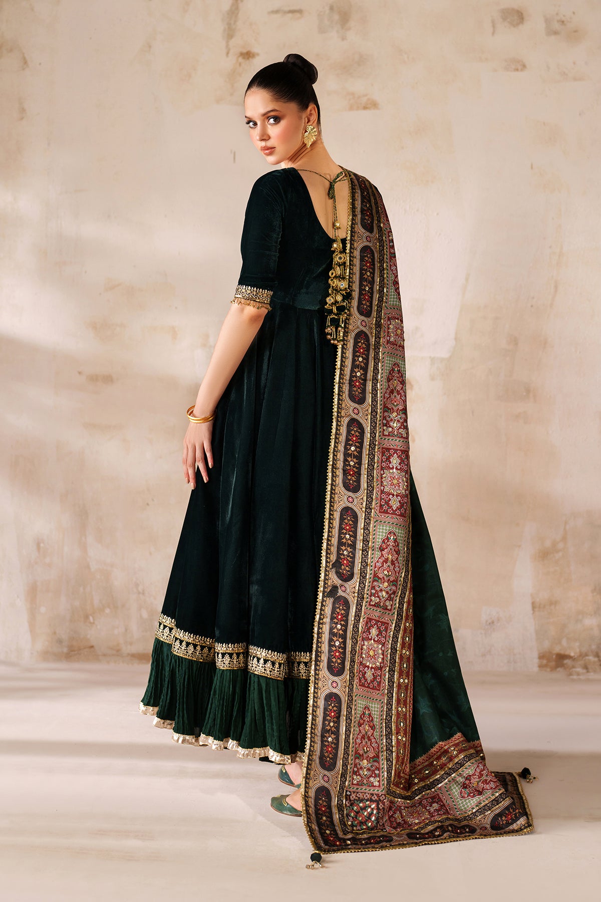 EMBROIDERED VELVET PR-1208
