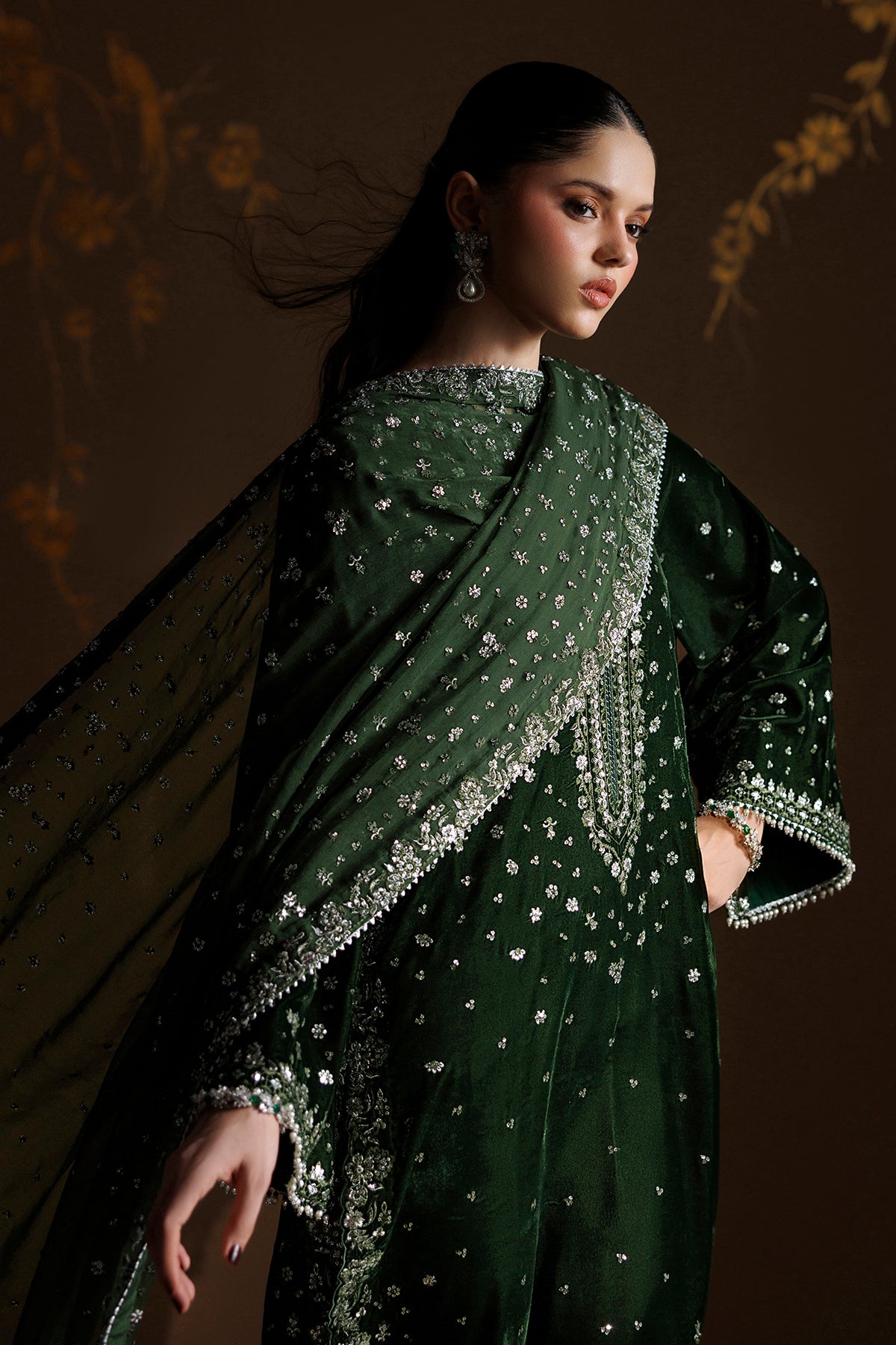 EMBROIDERED VELVET SF-4545