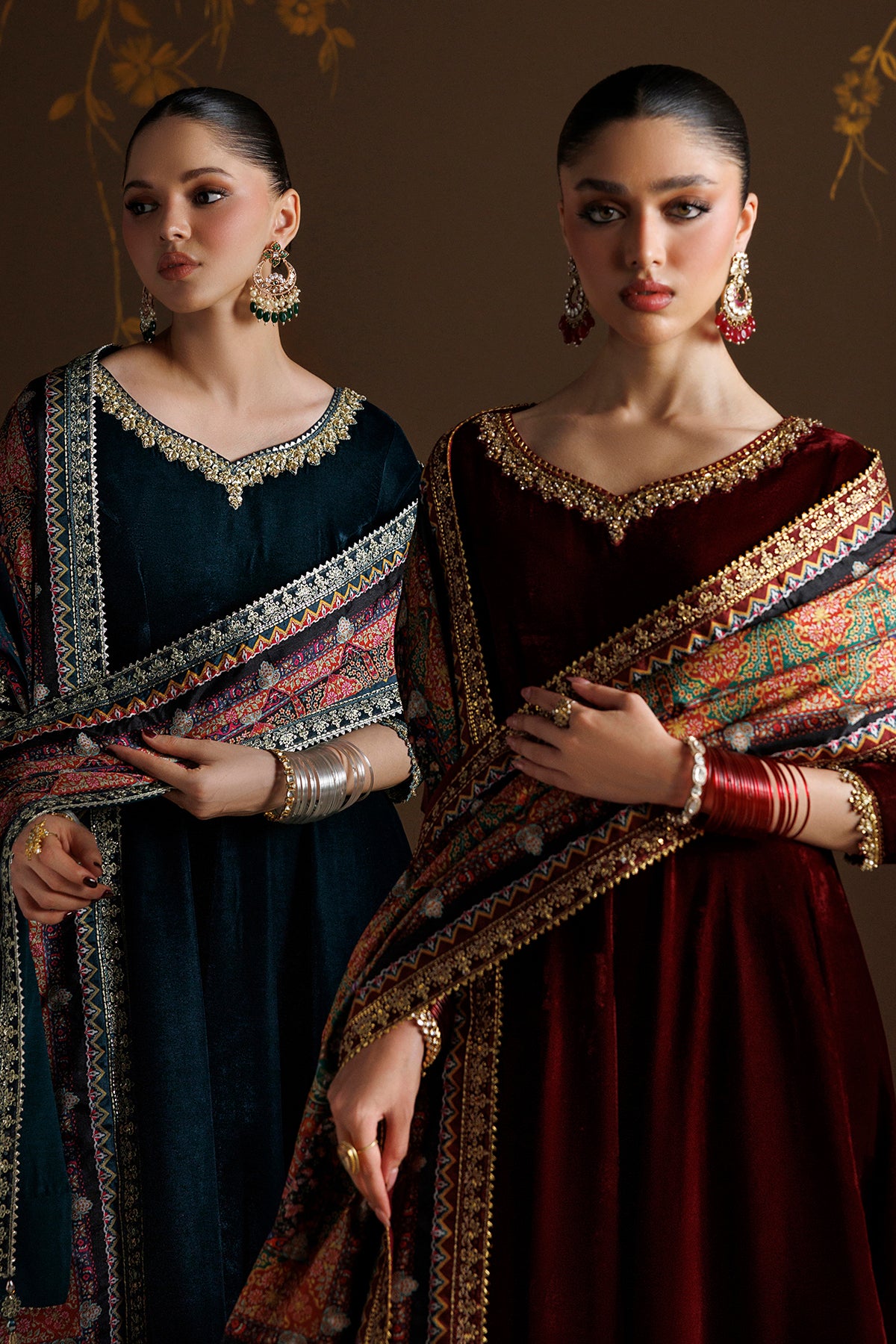 EMBROIDERED VELVET PR-1411