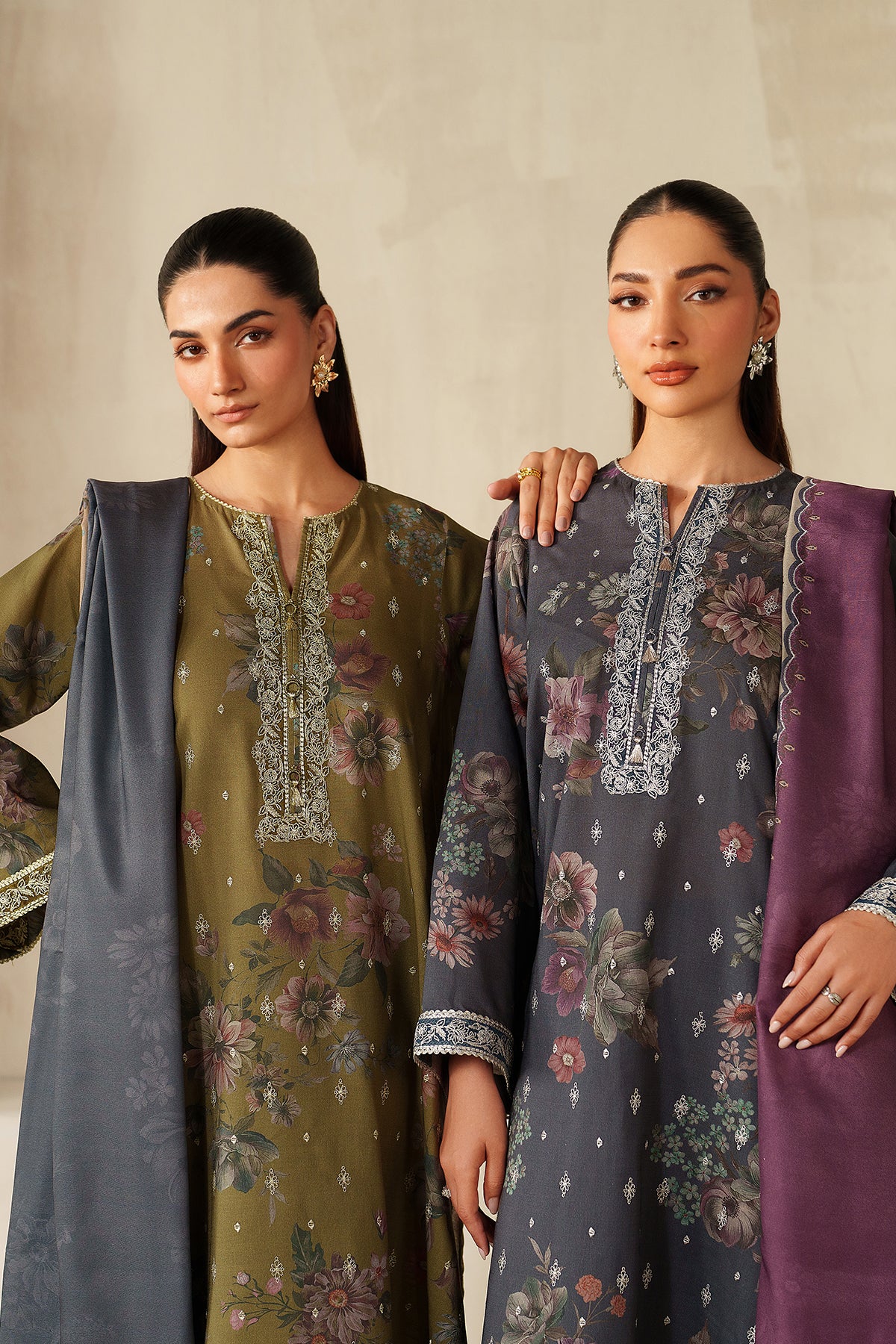 EMBROIDERED KHADDAR SF-4333