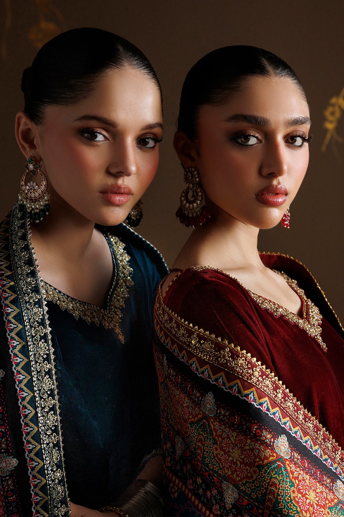 EMBROIDERED VELVET PR-1410