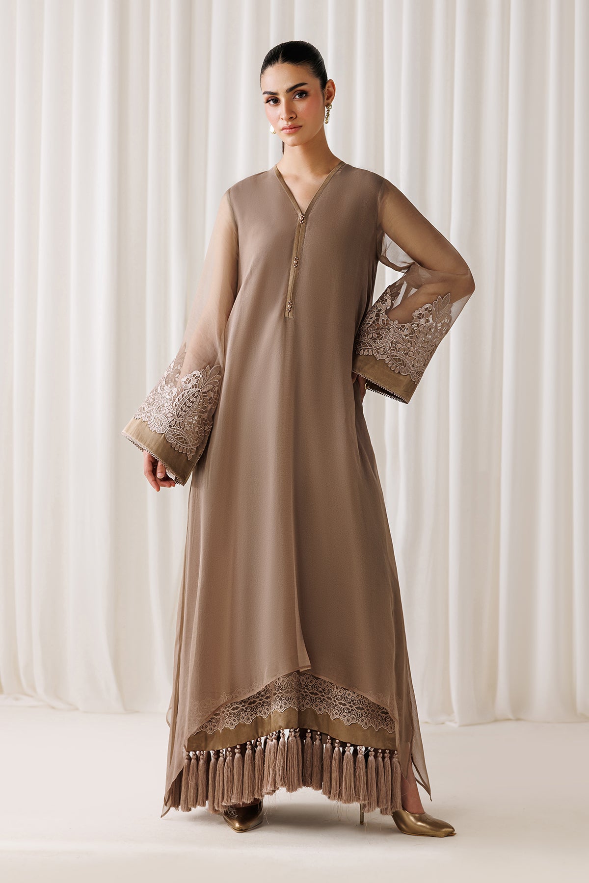 EMBROIDERED CHIFFON EN-1302