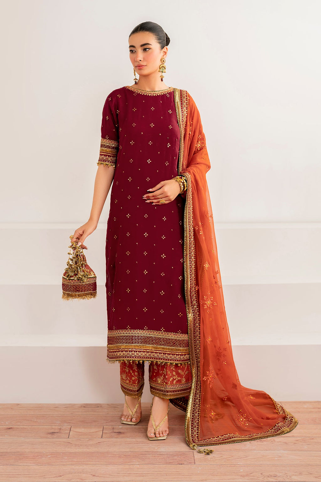 Baroque EMBROIDERED CHIFFON SF-698, view 1