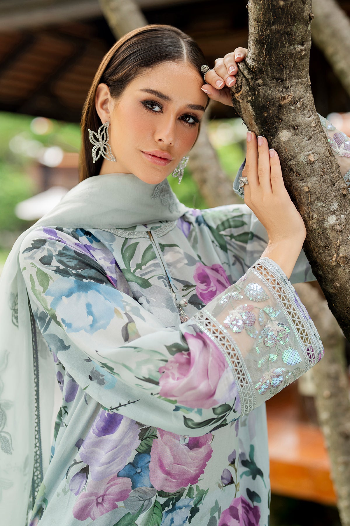 EMBROIDERED LAWN SF-4268