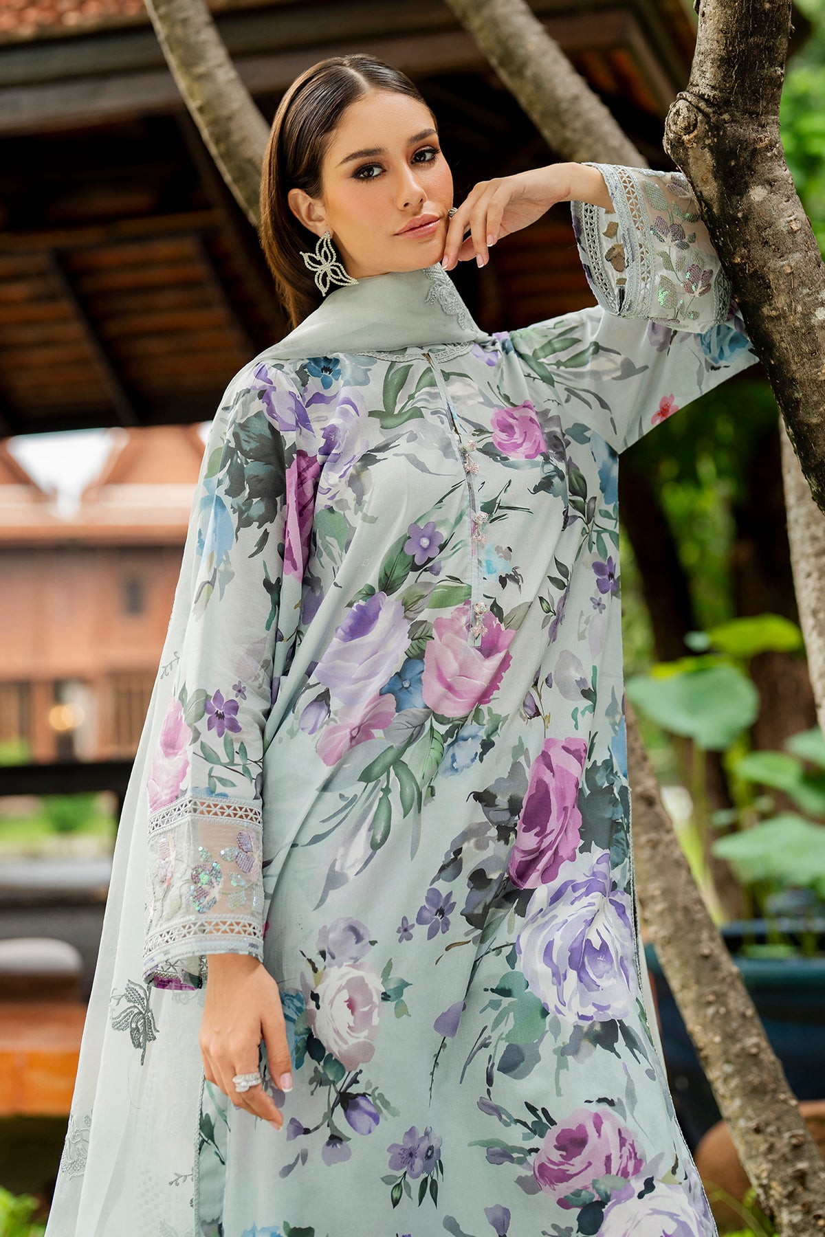 EMBROIDERED LAWN SF-4268