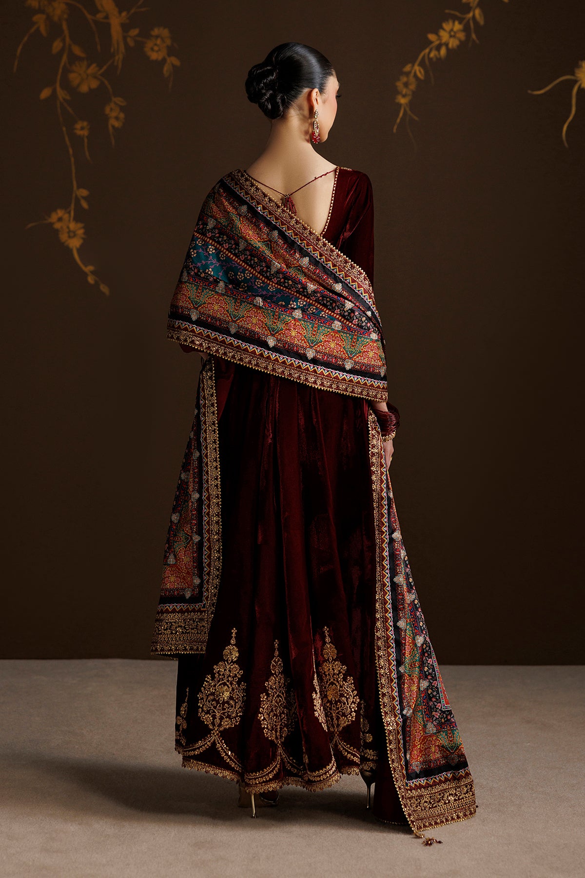 EMBROIDERED VELVET PR-1411