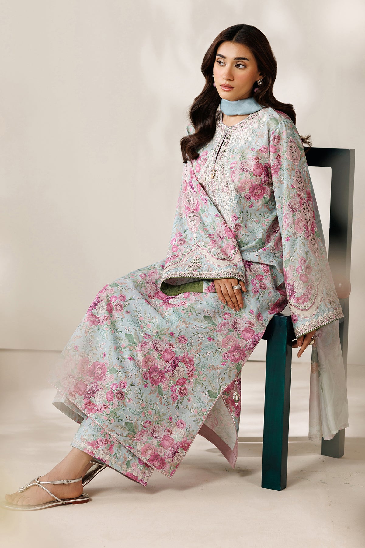 EMBROIDERED PRINTED LAWN PR-1272