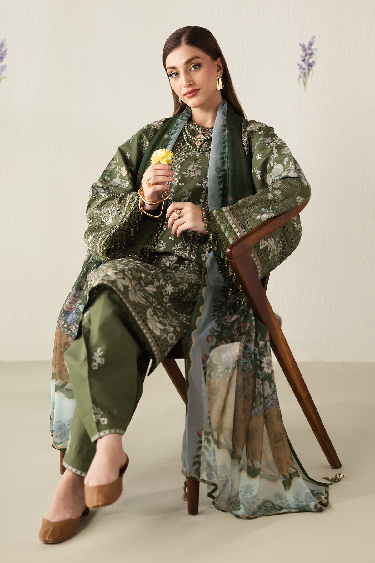 EMBROIDERED LAWN UF-4431