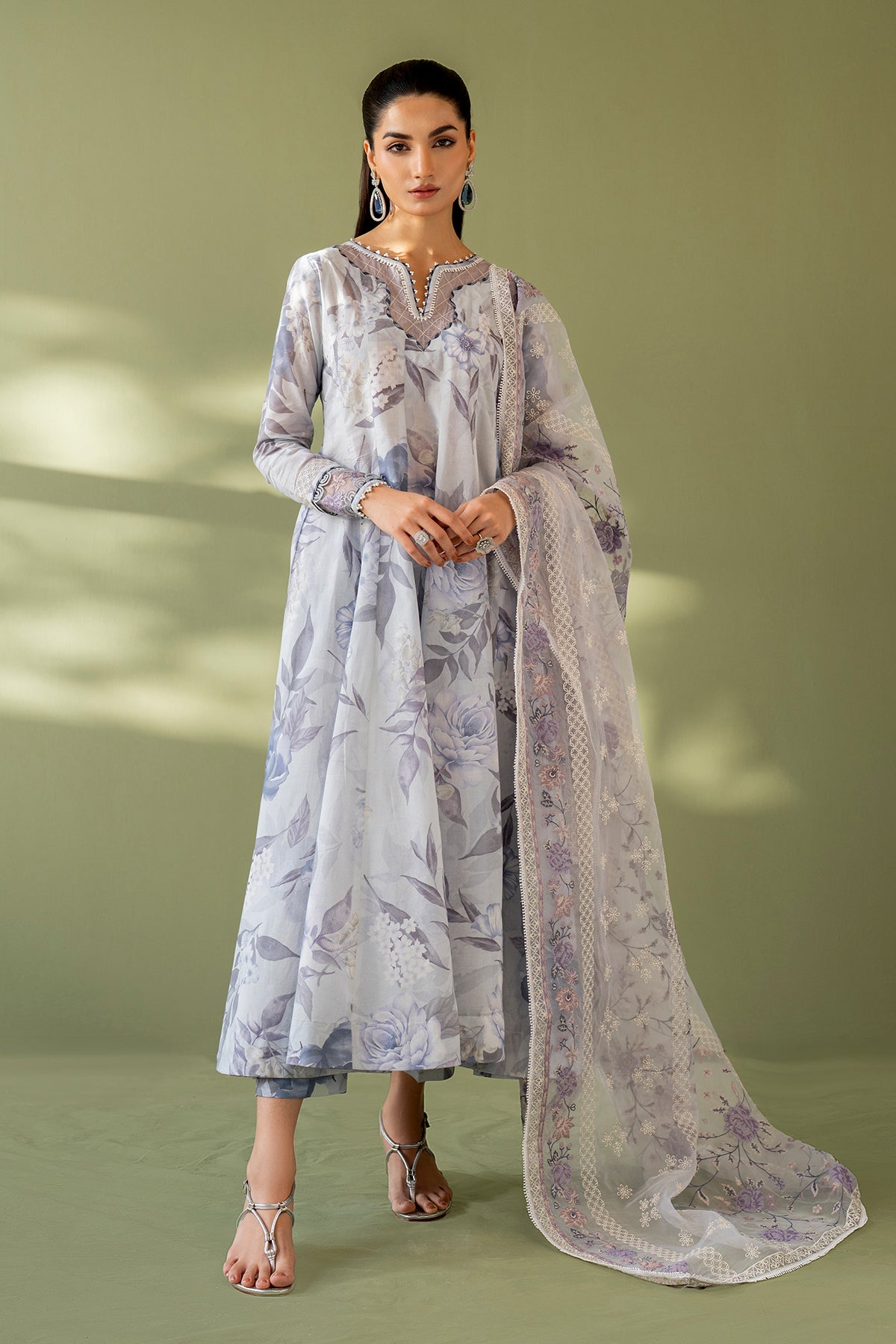EMBROIDERED LAWN SF-4173