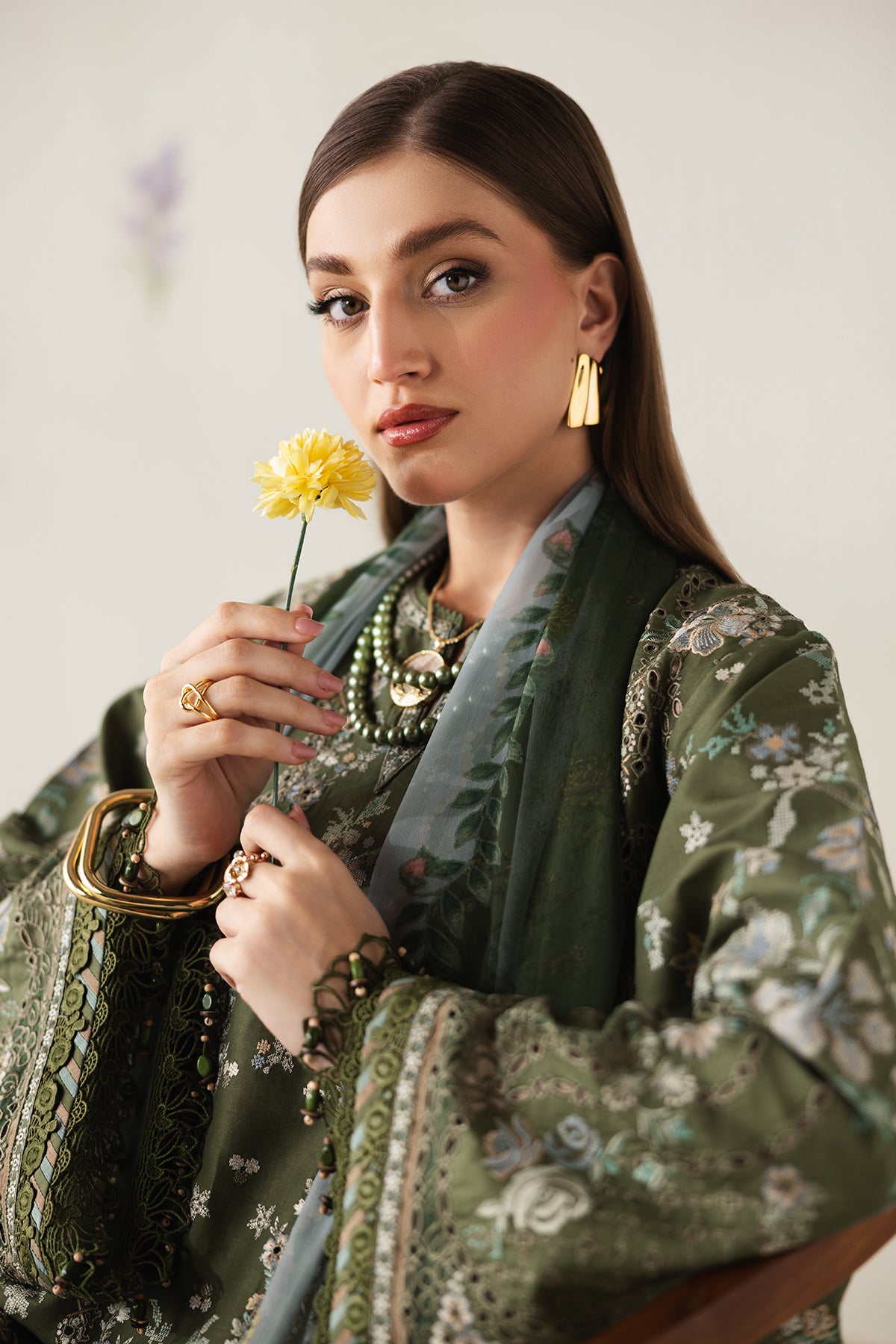 EMBROIDERED LAWN UF-4431