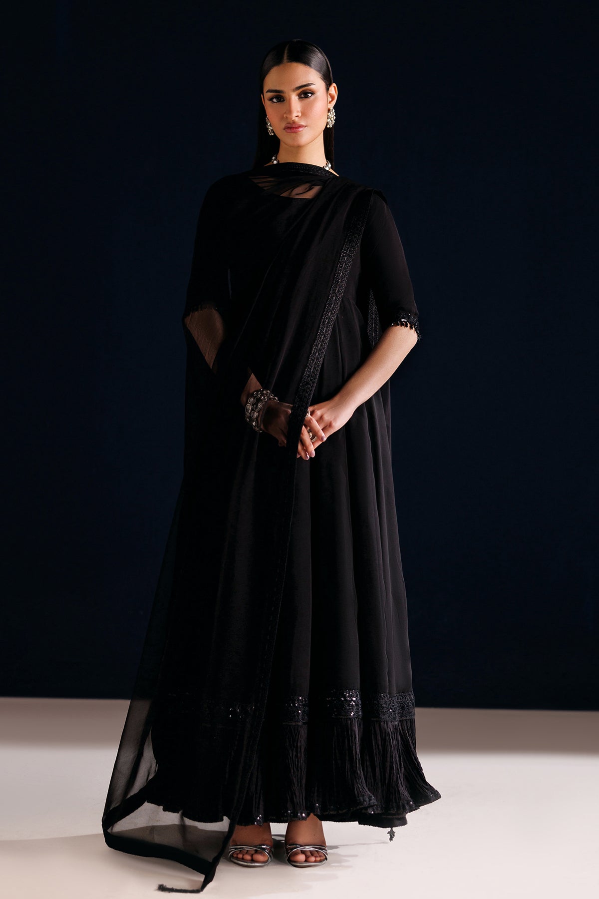 EMBROIDERED CHIFFON PR-1317