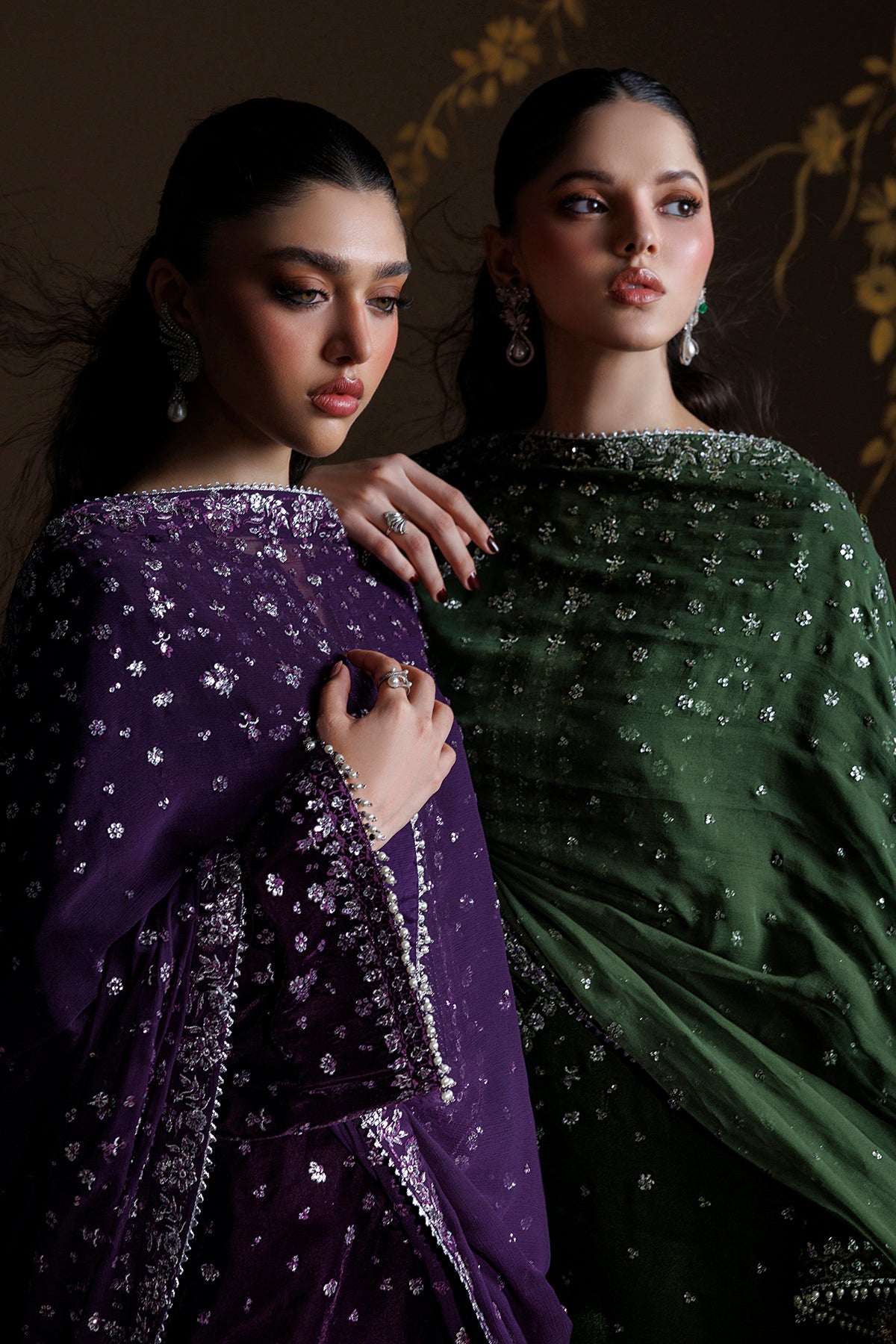 EMBROIDERED VELVET SF-4546