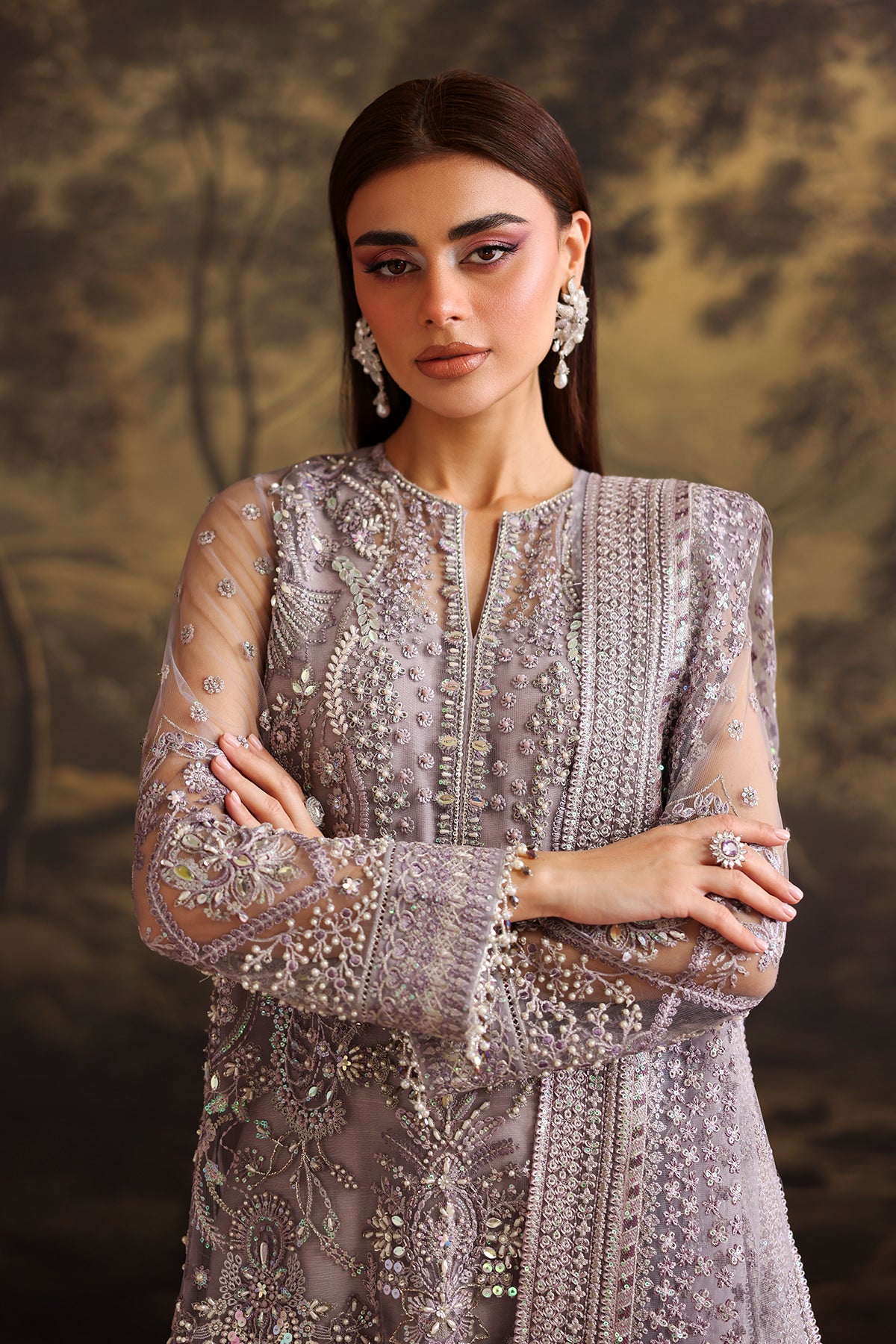 EMBROIDERED NET UF-4379