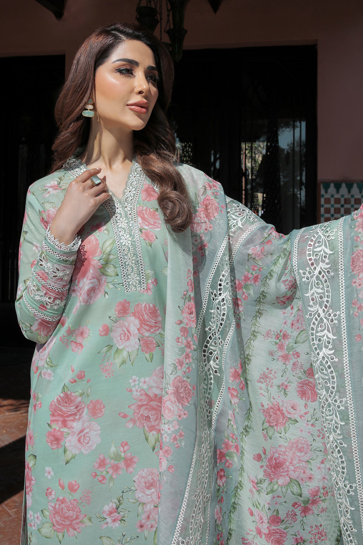 EMBROIDERED LAWN UF-316