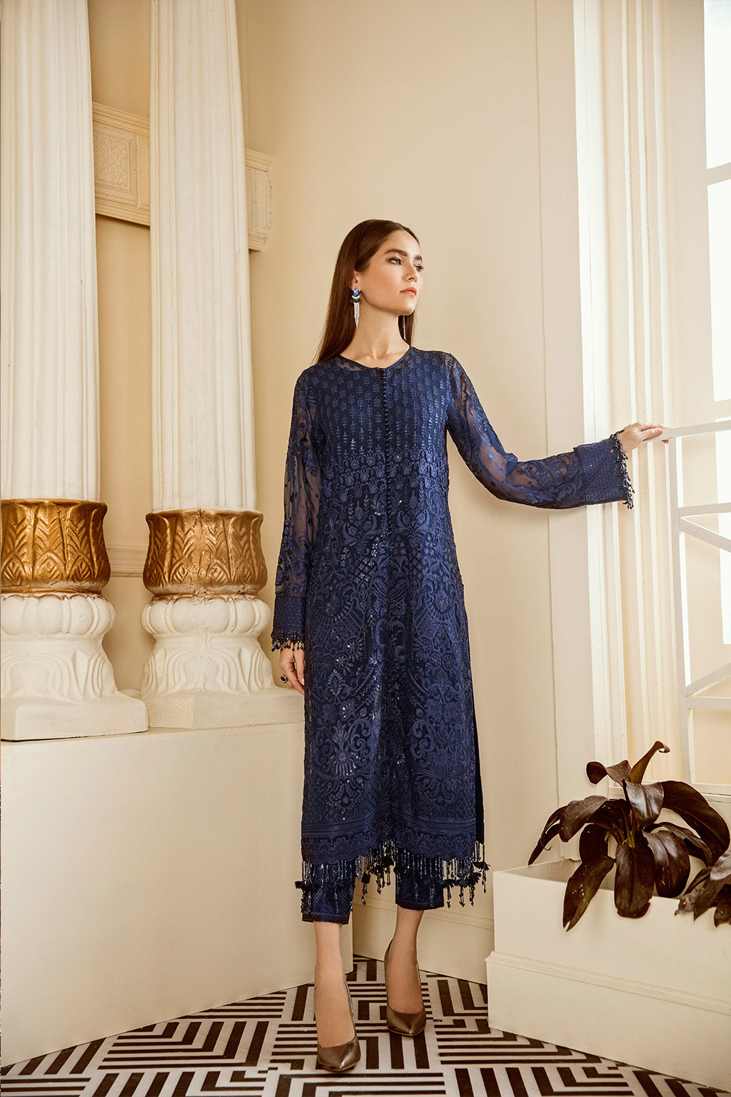 EMBROIDERED CHIFFON CH06-02 UNSTITCHED EMBROIDERED CHIFFON CH06-02 UNSTITCHED