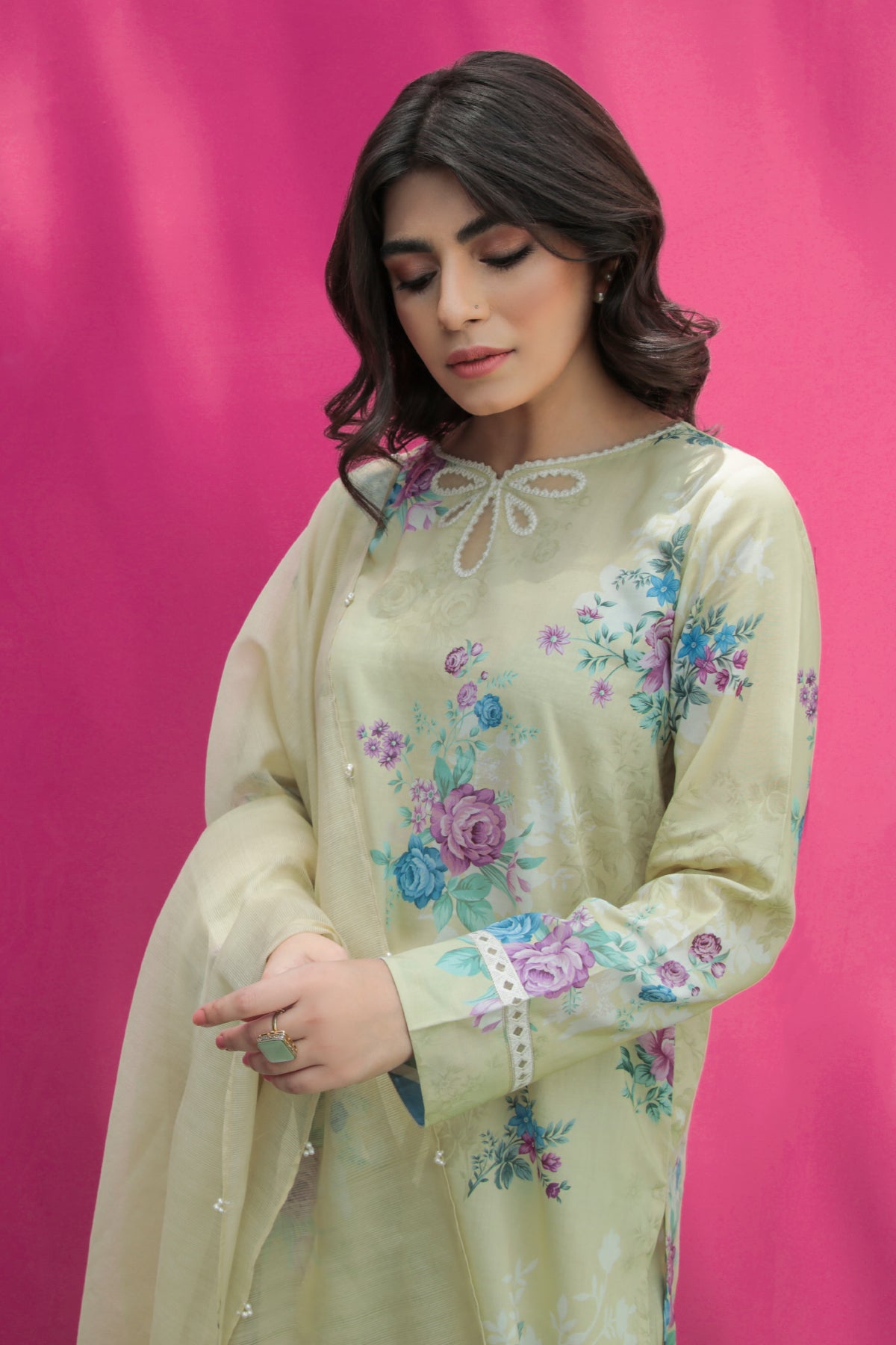 EMBROIDERED LAWN UF-209