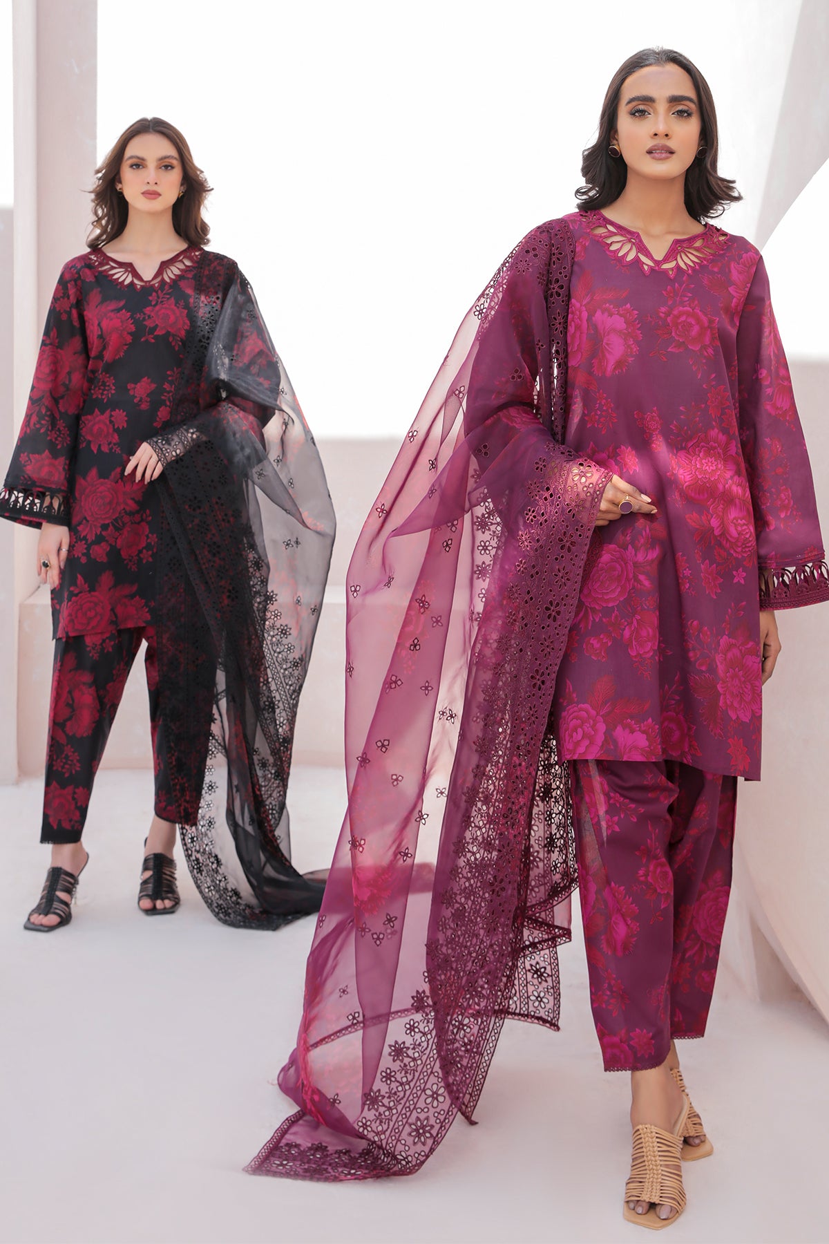 EMBROIDERED LAWN UF-327