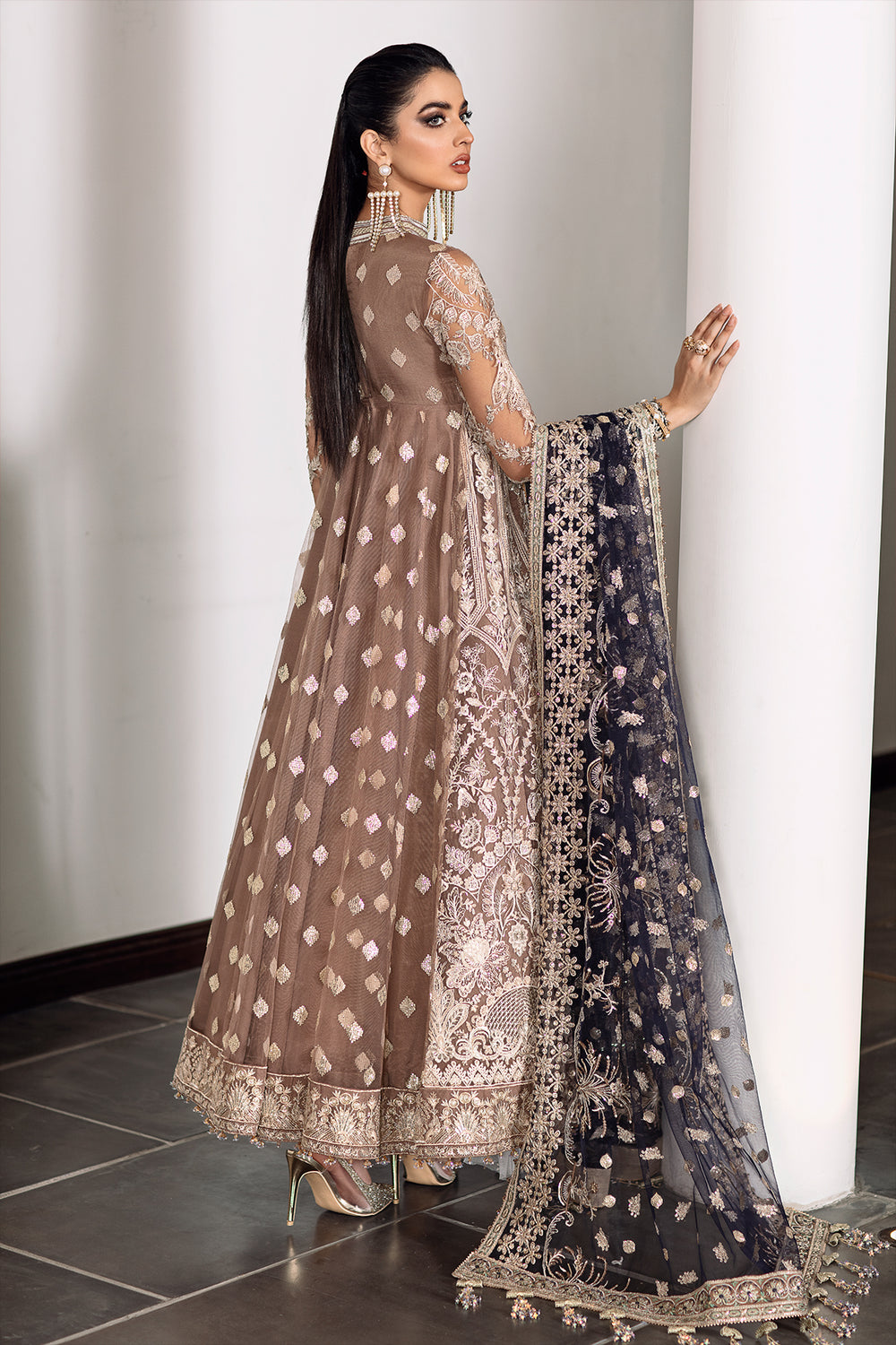 EMBROIDERED NET CH09-02 (STITCHED) main image 1